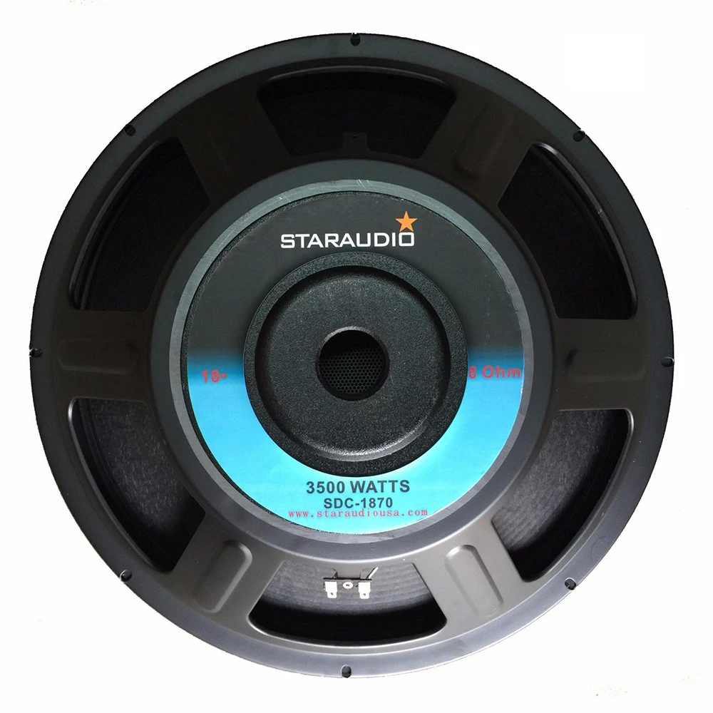 STARAUDIO Dual 3500W 18/" Raw DJ Speaker Sub Woofer PA Bass 8 Ohm Replace Woofers