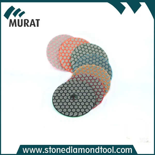 5inch Dry diamond polishing pads lowes for granite floor polishing on