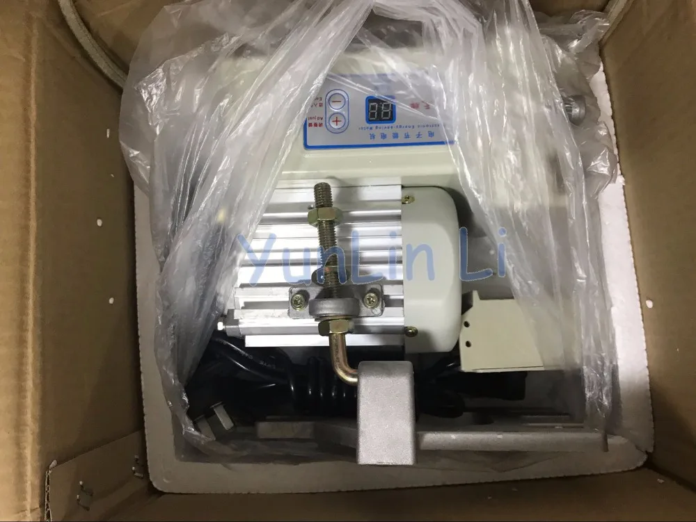 JT-500 220V Energy Saving Brushless Servo Motor Industrial Servo Motor For Sewing Machine With English Manual