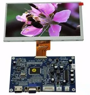 NoEnName_Null HDMI VGA Видеокарта+ 7,0 дюймов HD TFT ЖК-экран 1024*3(RGB)* 600 LVDS интерфейс(NTSC/PAL Система