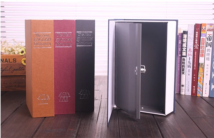 Dictionary Book Secret Hidden Security Safe Key Lock Cash Money Jewellery Locker Storage Box Insurance Box Case With 2 Keys Box Case Storage Boxsecurity Safe Aliexpress