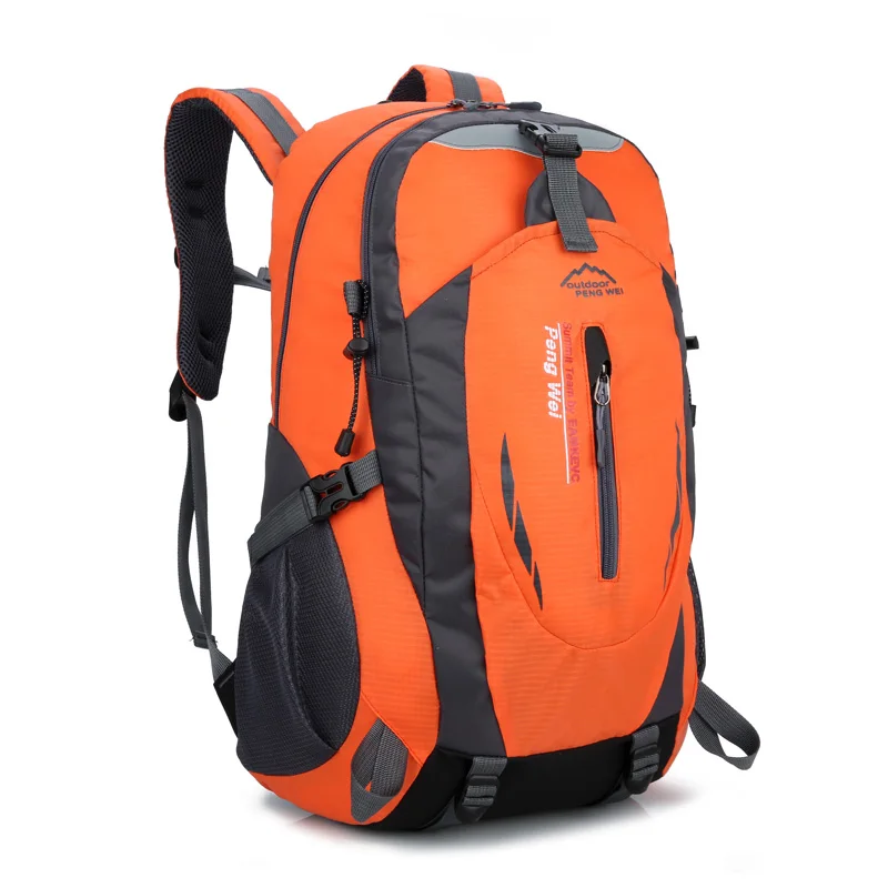 

Red Orange and Black Men Backpacks Male Bag Large Capacity Wear-resistant School Bags Business Travel Backpacks
