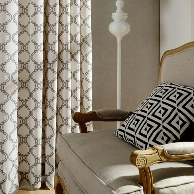 Simple décoration de la maison moderne rideau Grommet top Semi ... Simple décoration de la maison moderne rideau Grommet top Semi ...