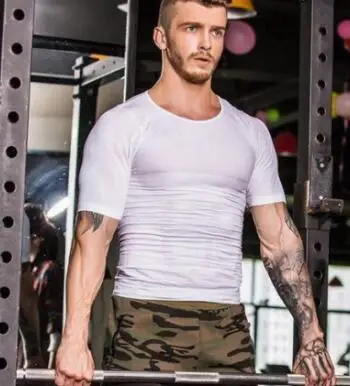  Men's Slimming Shaper Posture Vest Male Belly Abdomen For Corrector Compression Body building Fat B