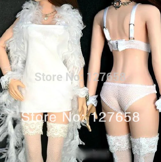 

Estartek Hand Made 1/6 Sexy Female White Lace Lingerie for Phicen Tbleague Jodoll UD LD Action Fiugre Doll DIY