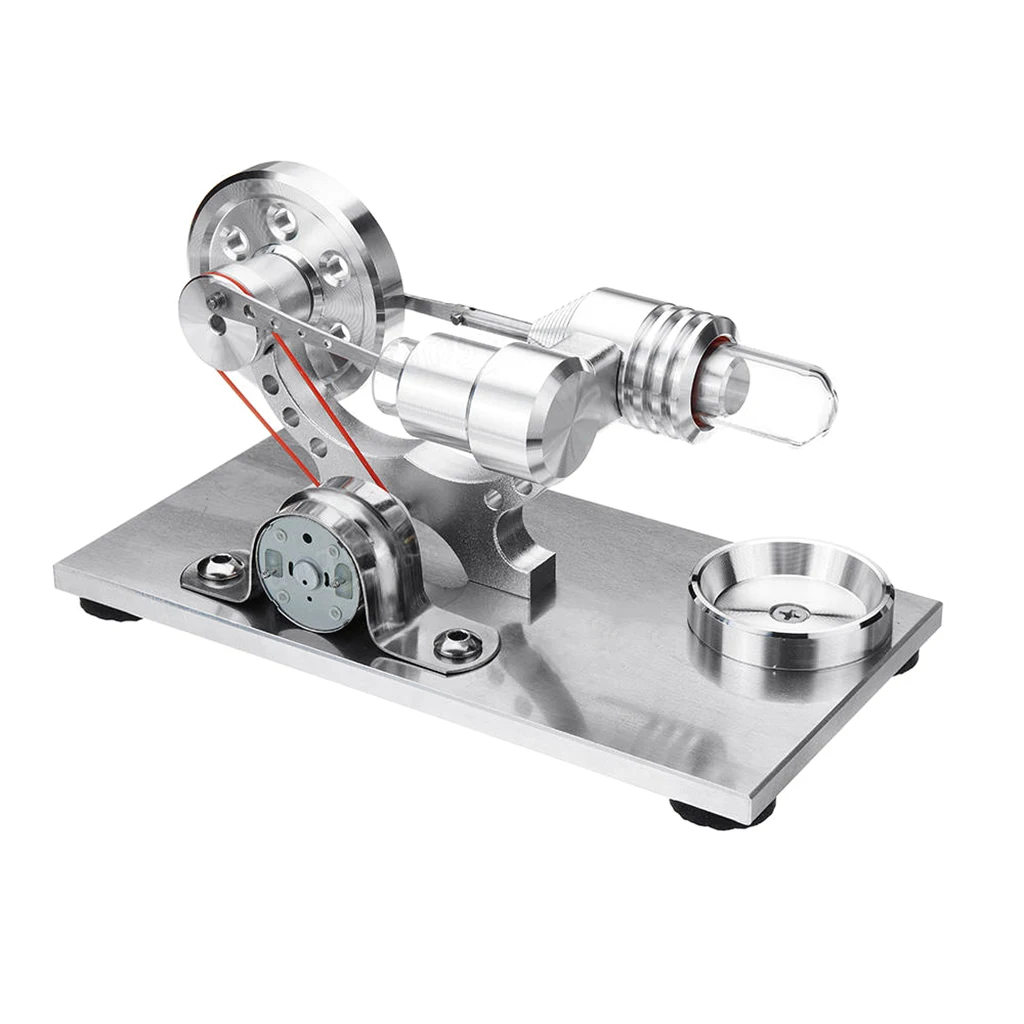 Stirling Engine Model Hot Steam Power Mechanical Work Science Education Toy School Supplies