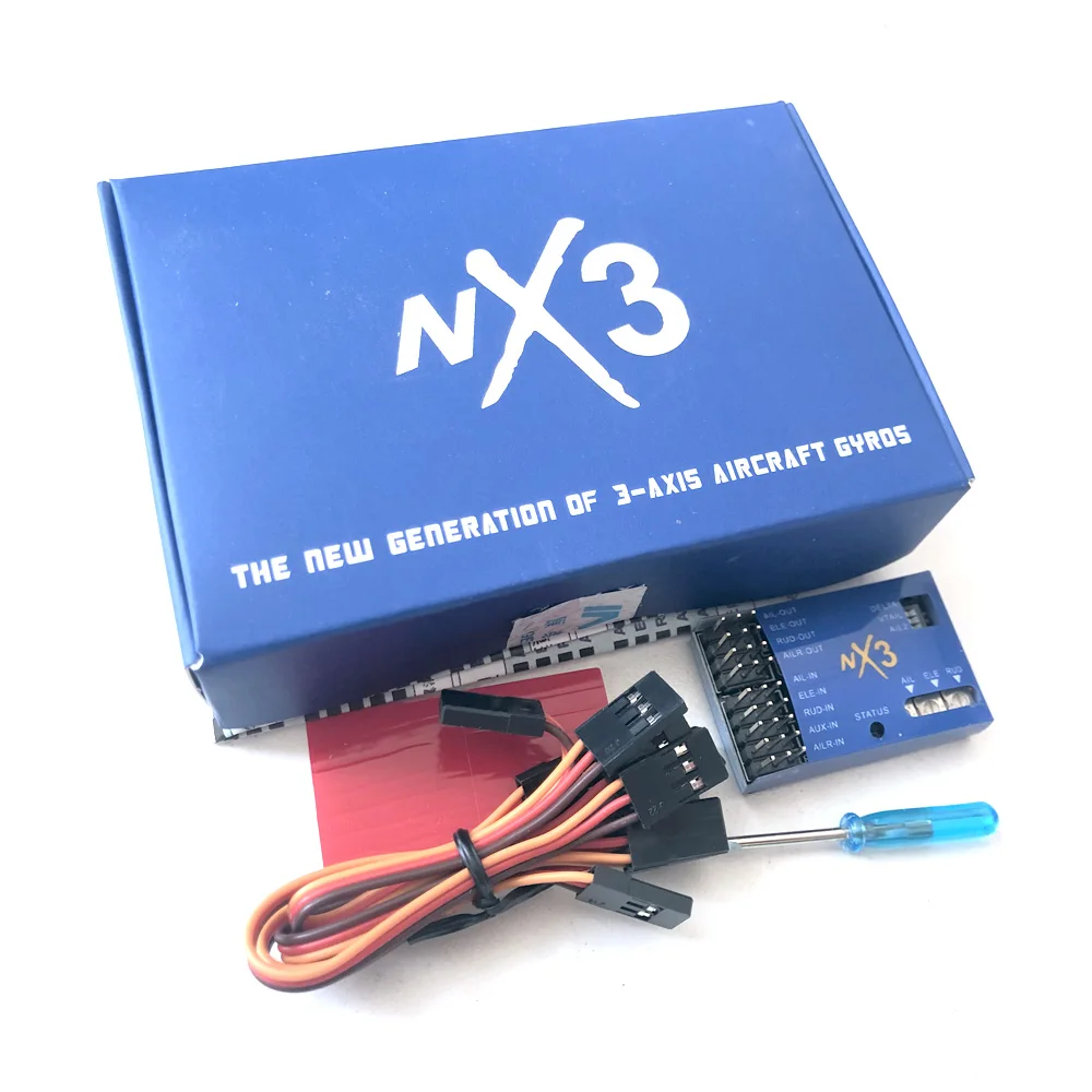 

NX3 Flight Controller 3D Flight Gyroscope Gyro Stabilizer Balance for RC Fixed-wing Aircraft Airplane FPV Racing Drone