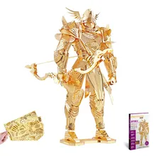 Piececool 3D металлические головоломки "Knighit of Firmament" золото 3D Металлическая Модель для сборки наборы DIY Забавные творческие подарки и игрушки