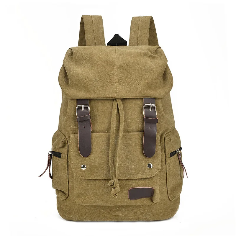 

Vintage Retro Canvas Backpack Travel Casual Canvas Bags For Both Women and Men Bookbag for Teen Girls and Boys