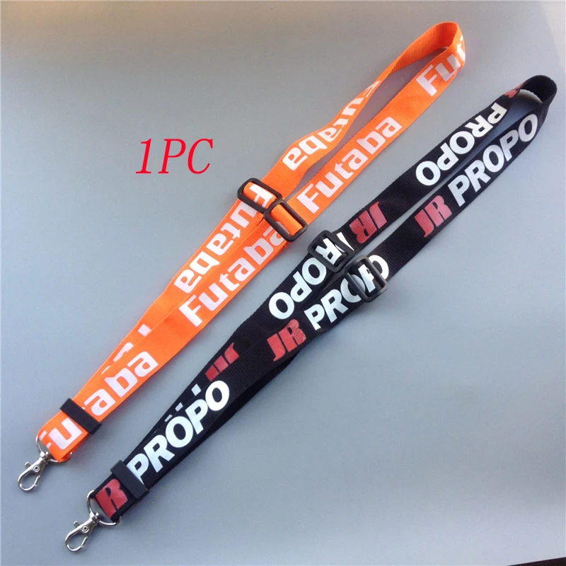 

1pc Remote Control Strap Futaba JR Black Orange MC6C Controller Lanyard Length 140cm for RC Boat Aircraft Model Parts