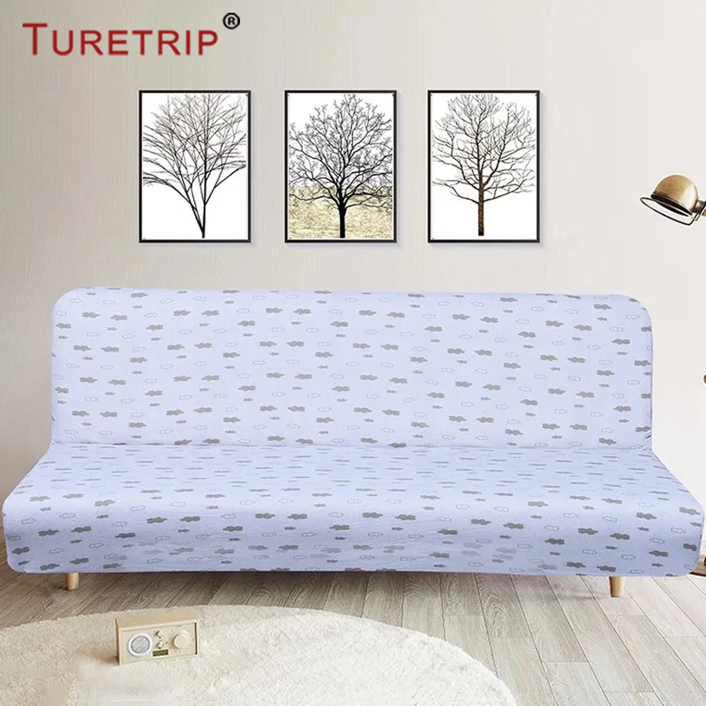 Turetrip 1 шт. Чехол для дивана-кровати с принтом футон Slipcover Полный складной эластичный стрейч-чехол для мебели для дивана коврик для собак для домашних животных