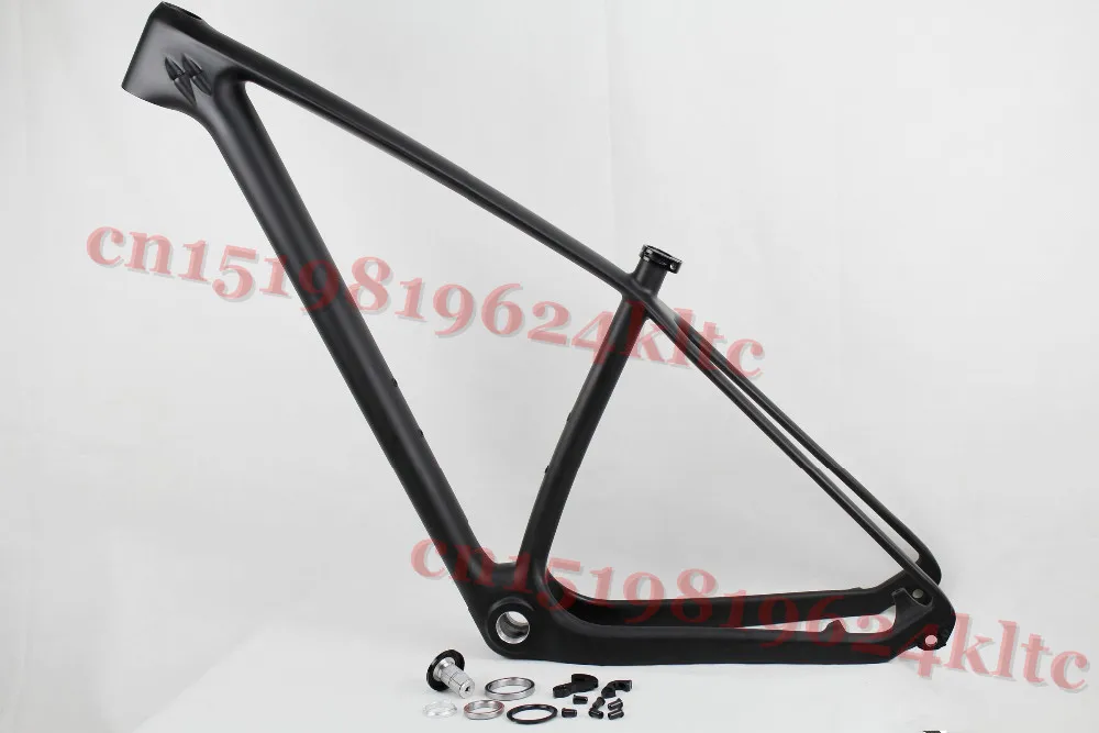 

carbon MTB frame 27.5er Mountain bicycle frameset 142*12mm thru AXle 29er frame UD matte or glossy Frame+headset+clamp
