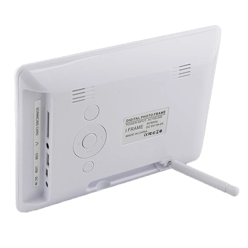 7 &quotHD TFT LCD цифровая фоторамка с Slideshow будильник MP3 MP4 киноплеер пультом
