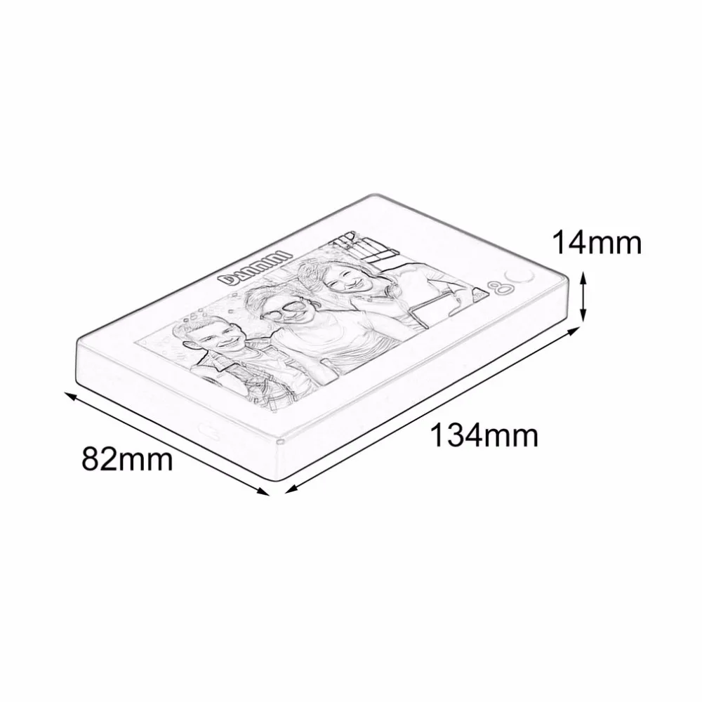 Danmini YB-43CH 4.3 Inch Hidden Electronic Cat Eye Night Vision Video Camera Doorbell No Disturb Peephole Viewer