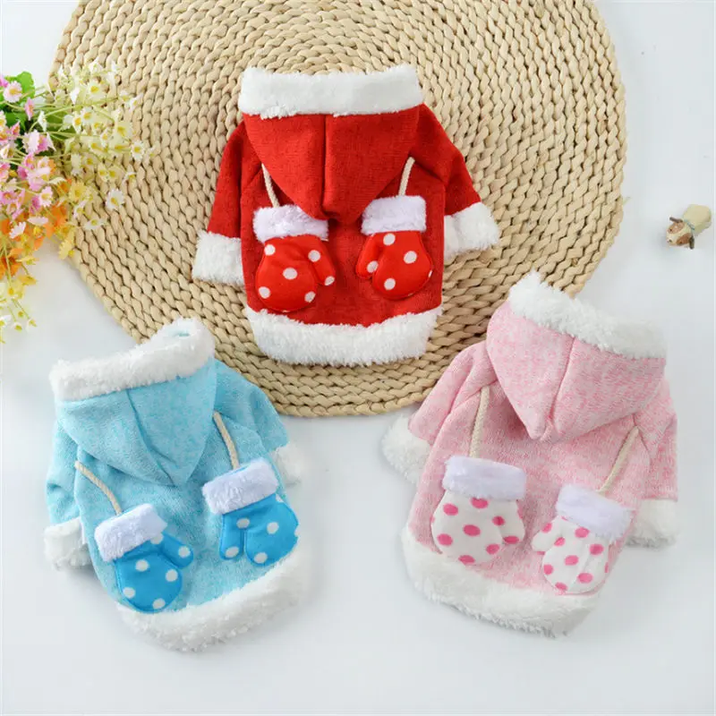 

Fashion Dog Clothes Cute Bear Pet Clothing Cotton Warm Costume Autumn Winter Hooded Outfit For Dog Jacket