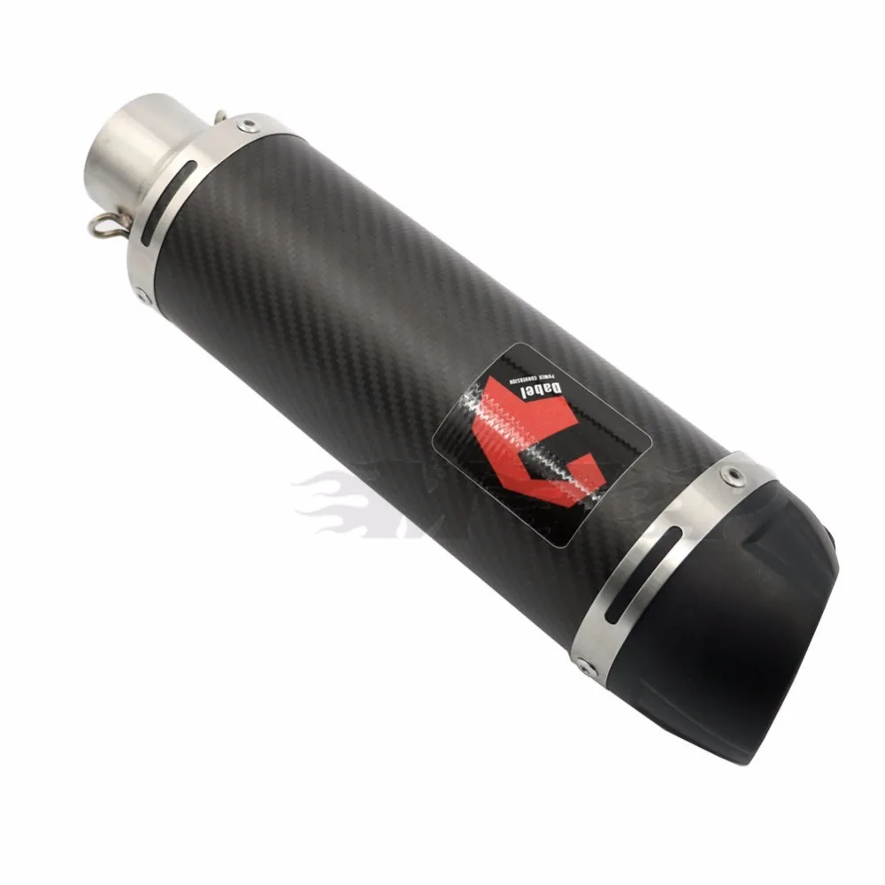 51mm Universal Motorcycle Exhaust Modified Scooter Exhaust Muffle Fit