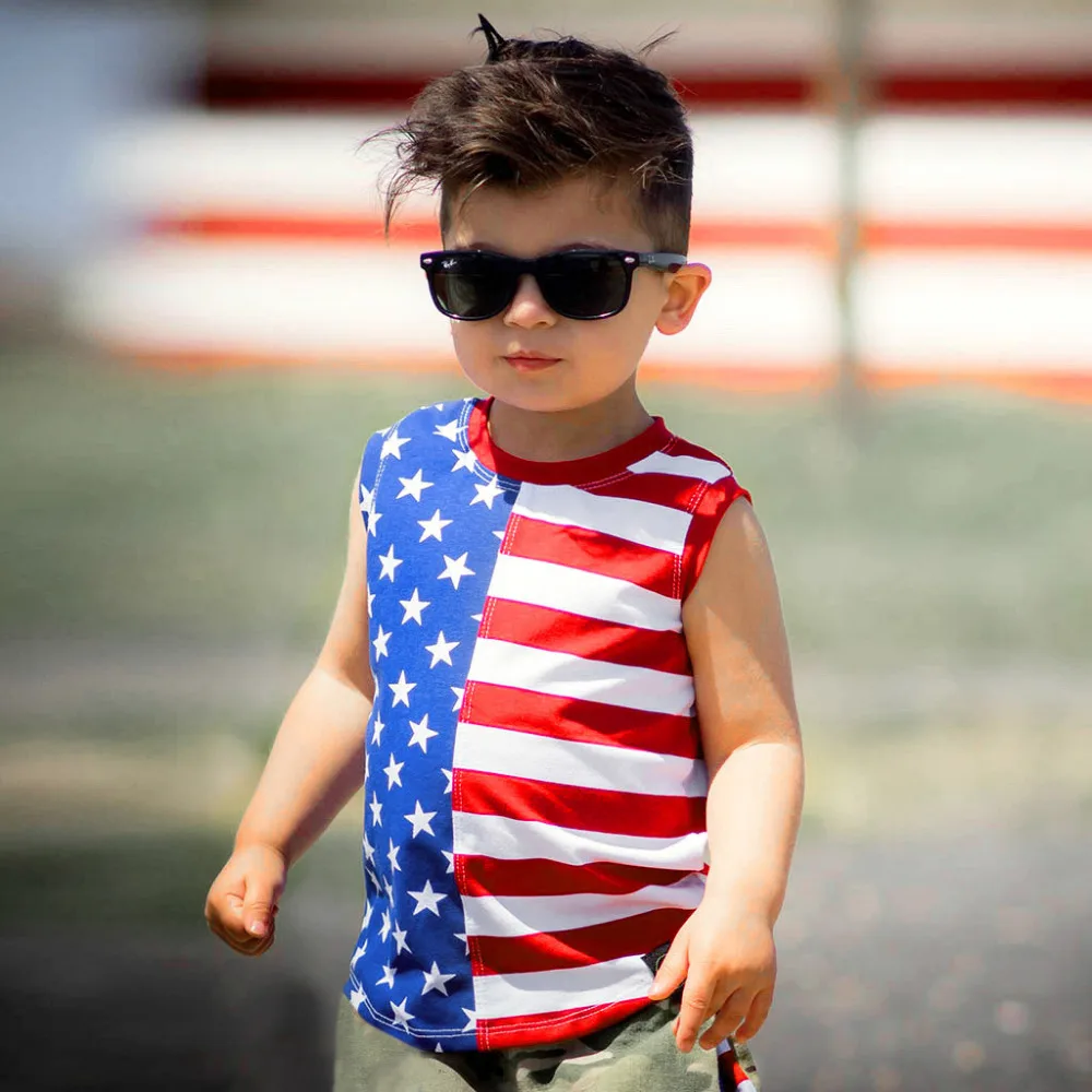 Baby Boy Summer Clothes 4th of July Stars Striped Patriotic Tops+Camouflage Shorts Outfits Vetement Enfant Garcon Roupa Menino Baby Boy Summer Clothes 4th of July Stars Striped Patriotic Tops+Camouflage Shorts Outfits Vetement Enfant Garcon Roupa Menino