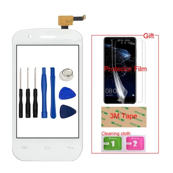 

Mobile Phone Front Touch For Explay N1 Touch Screen Glass Digitizer Panel Lens Sensor Capacitive + Free Protector Film Tape