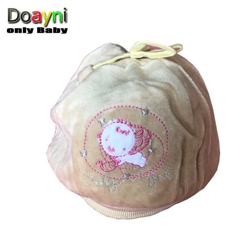 Прозрачные шапки Doayni для новорожденных Мультяшные размеров M L синие желтые