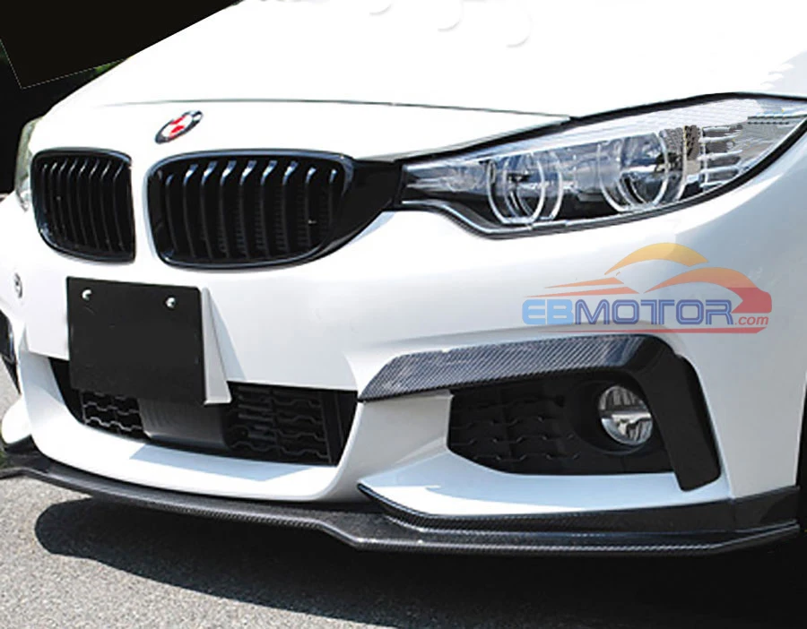ebmotor-com Real Carbon Fiber Front Lip Spoiler For BMW F32 F33 F36 M-Sport M-tech Bumper 2014UP  1_0694