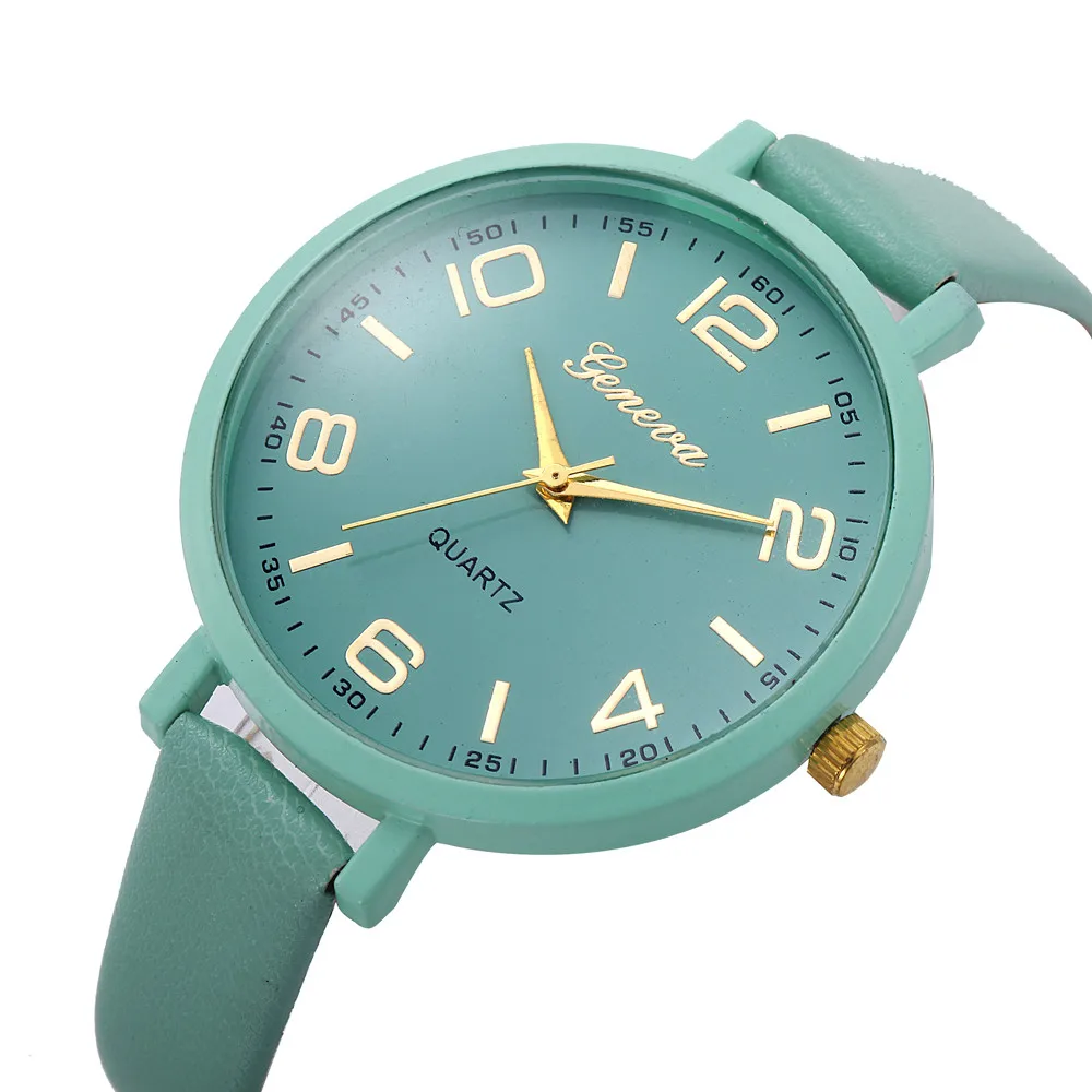Новые модные женские часы для девушек, аналоговые кварцевые круглые наручные часы, браслет для девушек, модные часы reloj mujer999