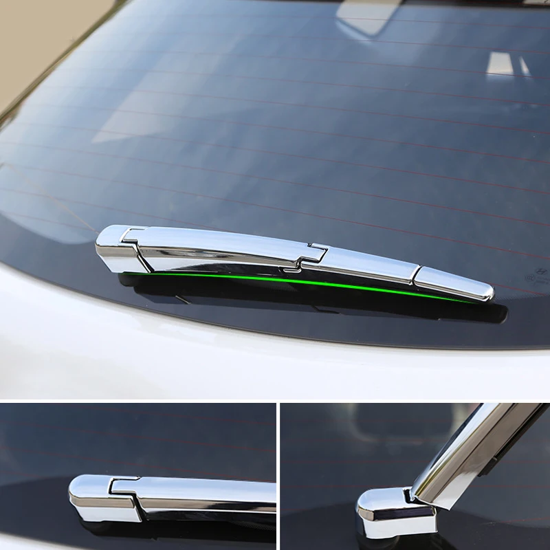 

(Not for North American Model) For Hyundai Tucson 2016 2017 2018 ABS Chrome Rear Window Wiper Cover Trim 4pcs Car Styling