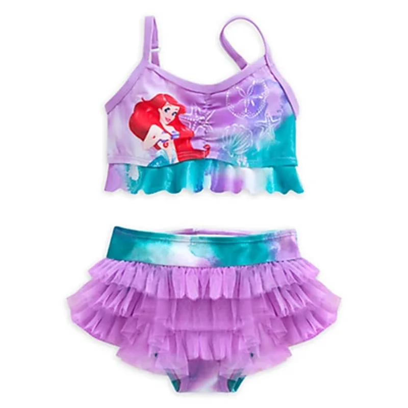 2017 new kids Two Pieces swimwear bubble skirt swimsuit for girlsin