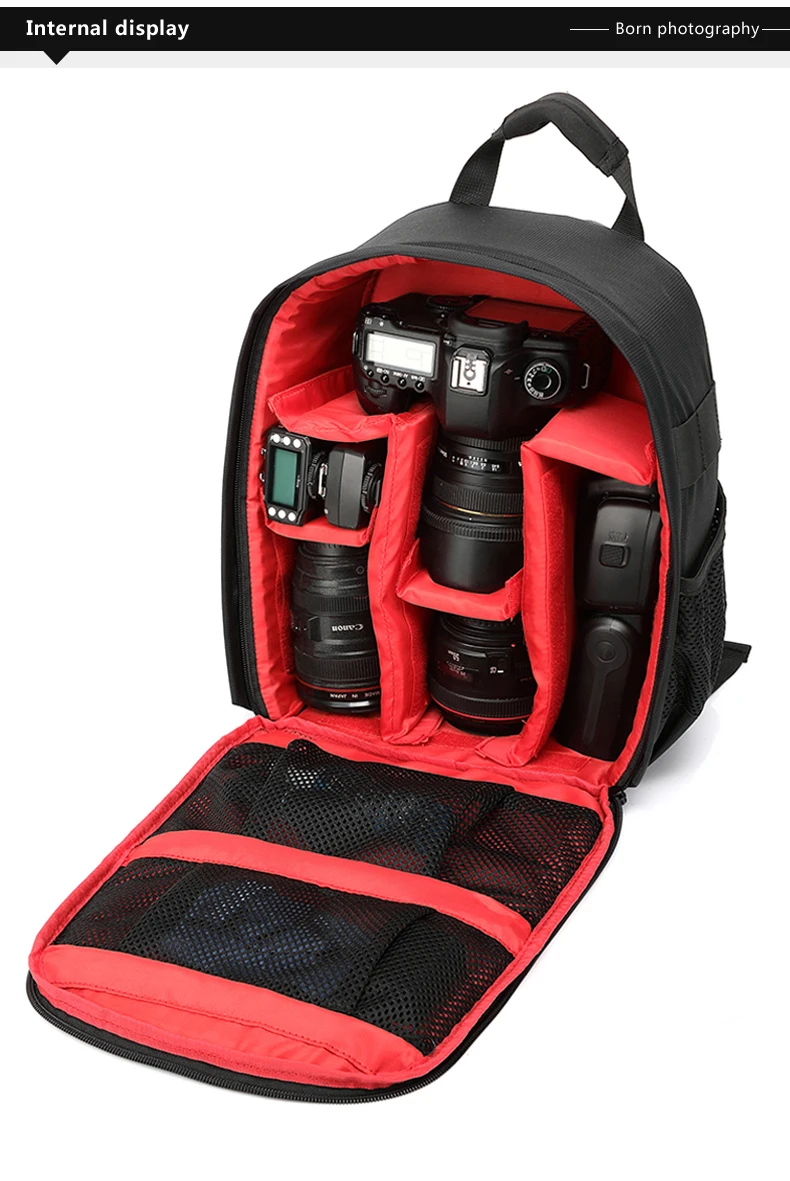 Shockproff дорожный рюкзак для хранения на открытом воздухе, чехол для SLR камеры, водонепроницаемая многофункциональная цифровая DSLR камера, видеокамера