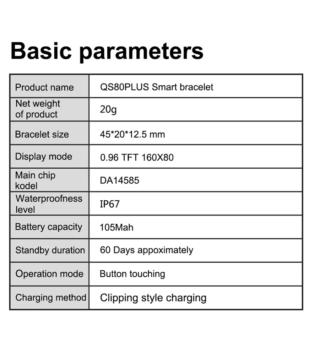 696 QS80 плюс смарт-Браслет С Пульсометром кровяное давление кислород bluetooth сообщение напоминание для Android и IOS Смарт-часы