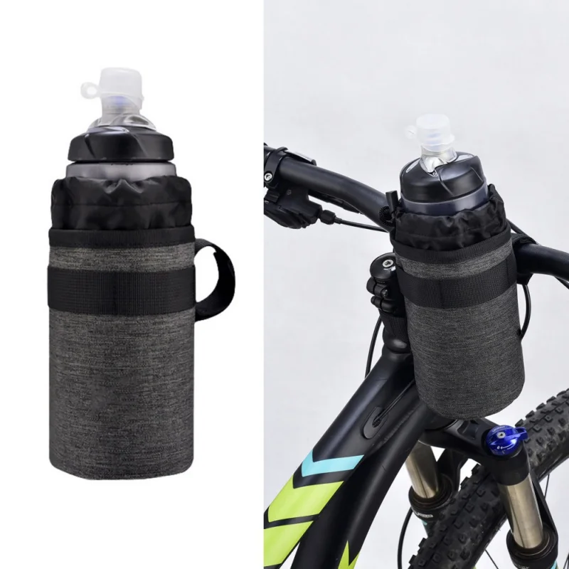 Нейлоновый согревающий держатель носитель бутылки воды Сумка Изолированный кулер езда на велосипеде рюкзак велосипедиста велосипеда бутылки воды мешок