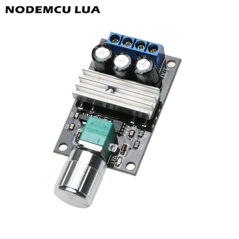 

PWM DC 6-28V 3A Motor Speed Controller Regulator Adjustable Variable Speed Control Switch Fan DC Motor Governor Tools