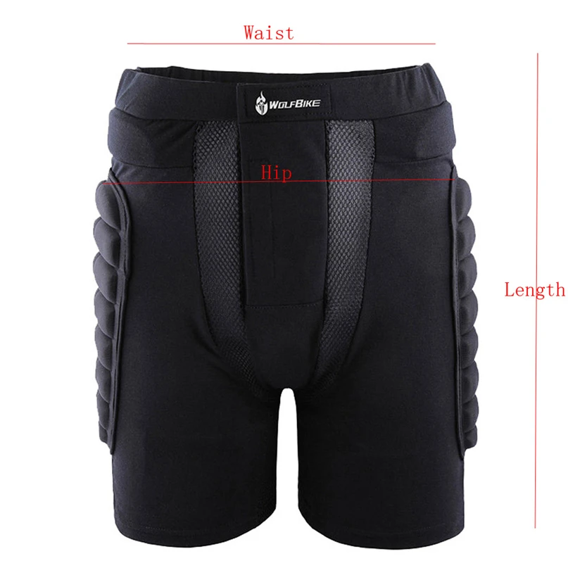 Winter Sports Skiing Shorts Protective Hip Butt Bottom Padded Amour for Ski Snow Skate Snowboard Pants Protection #4NV28 (12)