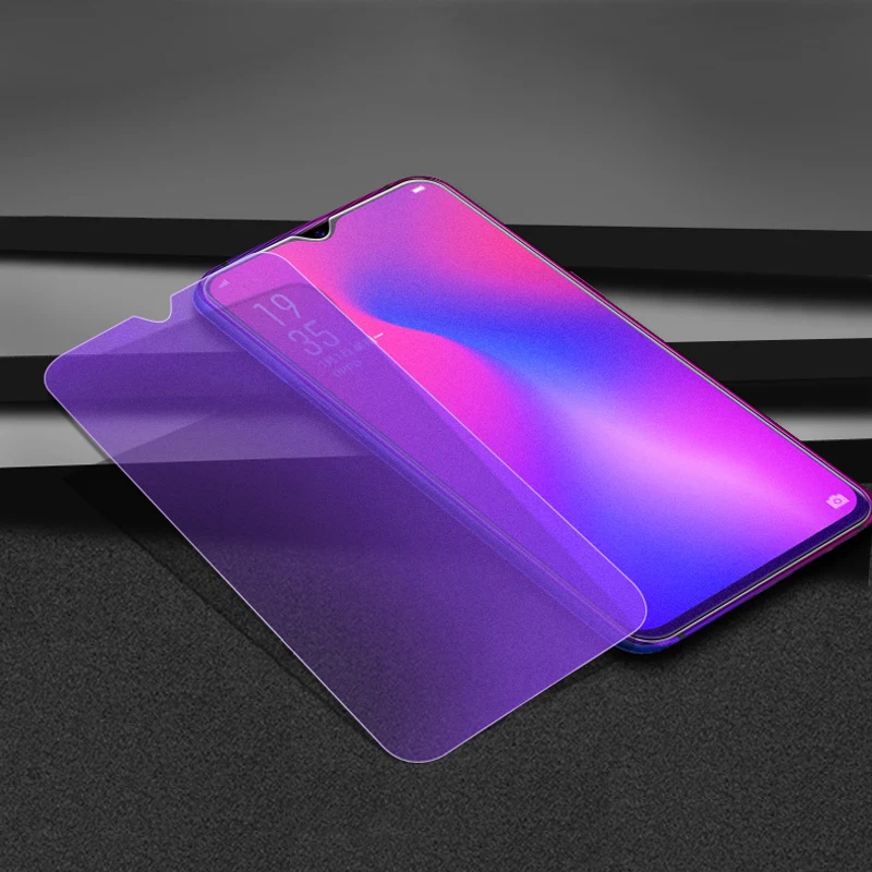 9H Frosted Anti Blu Ray Tempered Glass Film For OPPO R17 Pro F9 A7X