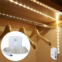 EeeToo батарея питания Новинка светильник ing Luminaria с датчиком движения светильник светодиодный ленточный USB Ночной светильник водонепроницаемый шкаф кухонная лампа