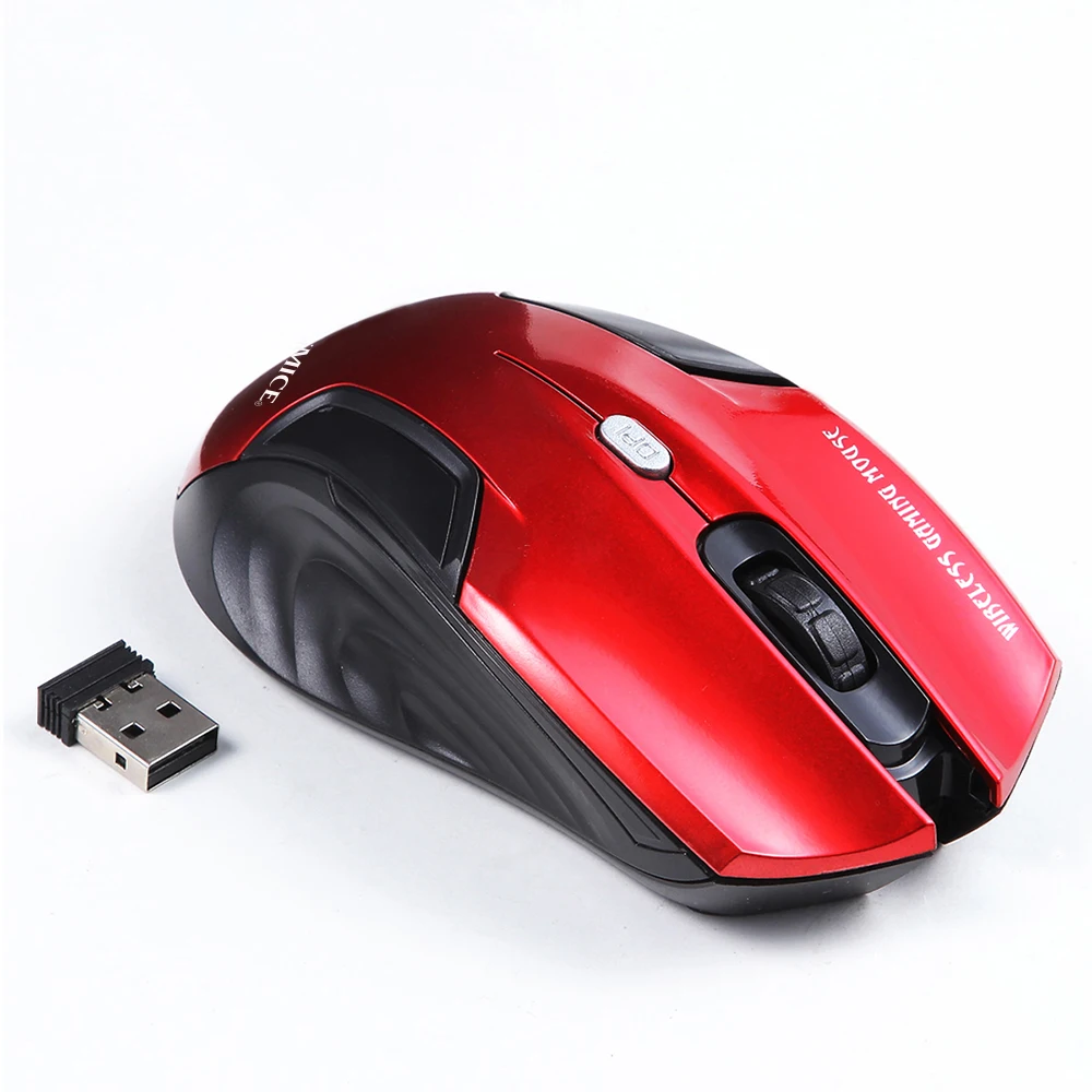 2 4 ГГц Беспроводная мышь USB PC 6 кнопок эргономичная энергосберегающая оптическая