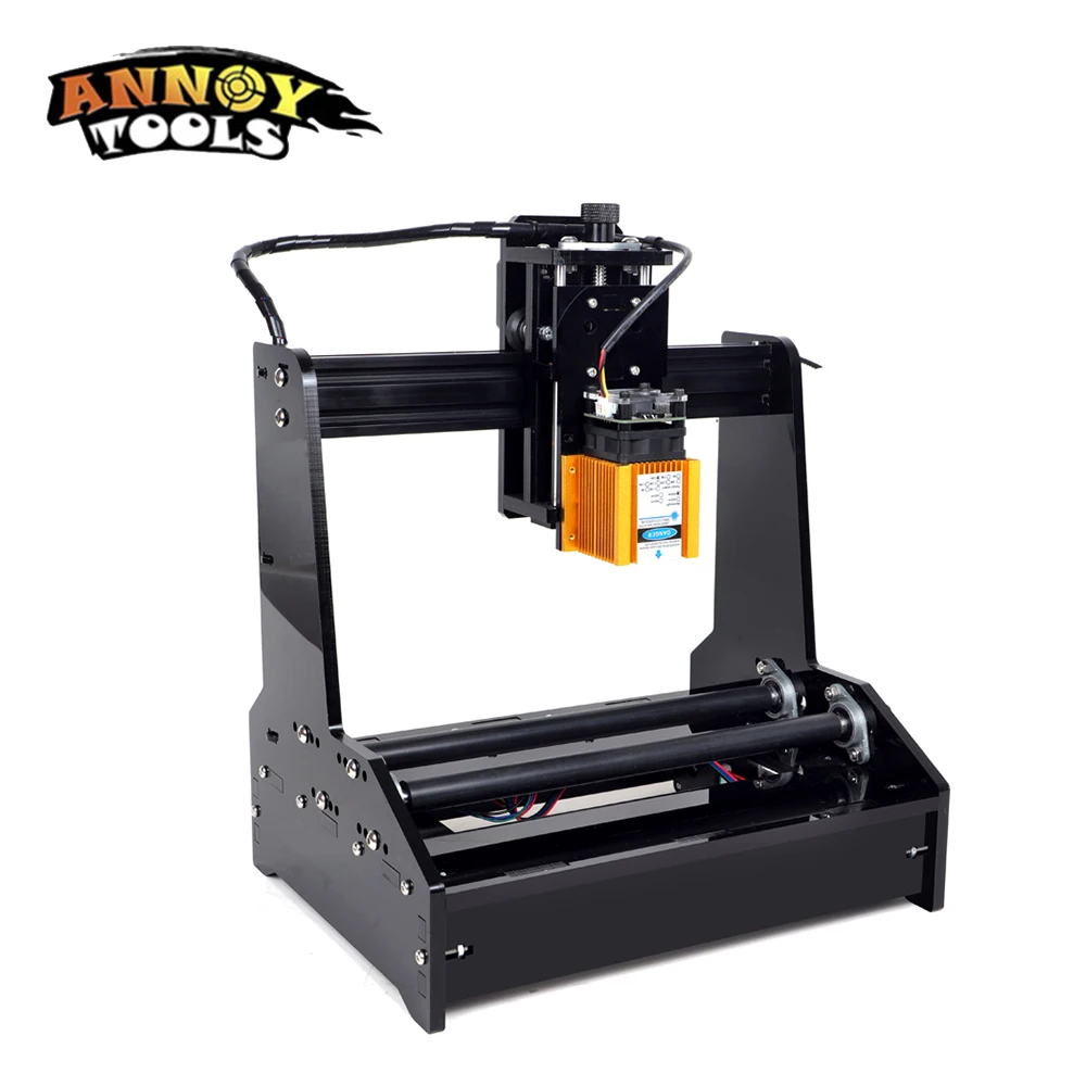 DIY 15000mw 15w laser engraving machine can cylindrical engraver Full Assembled Delivery engraving on cylindrical on metal