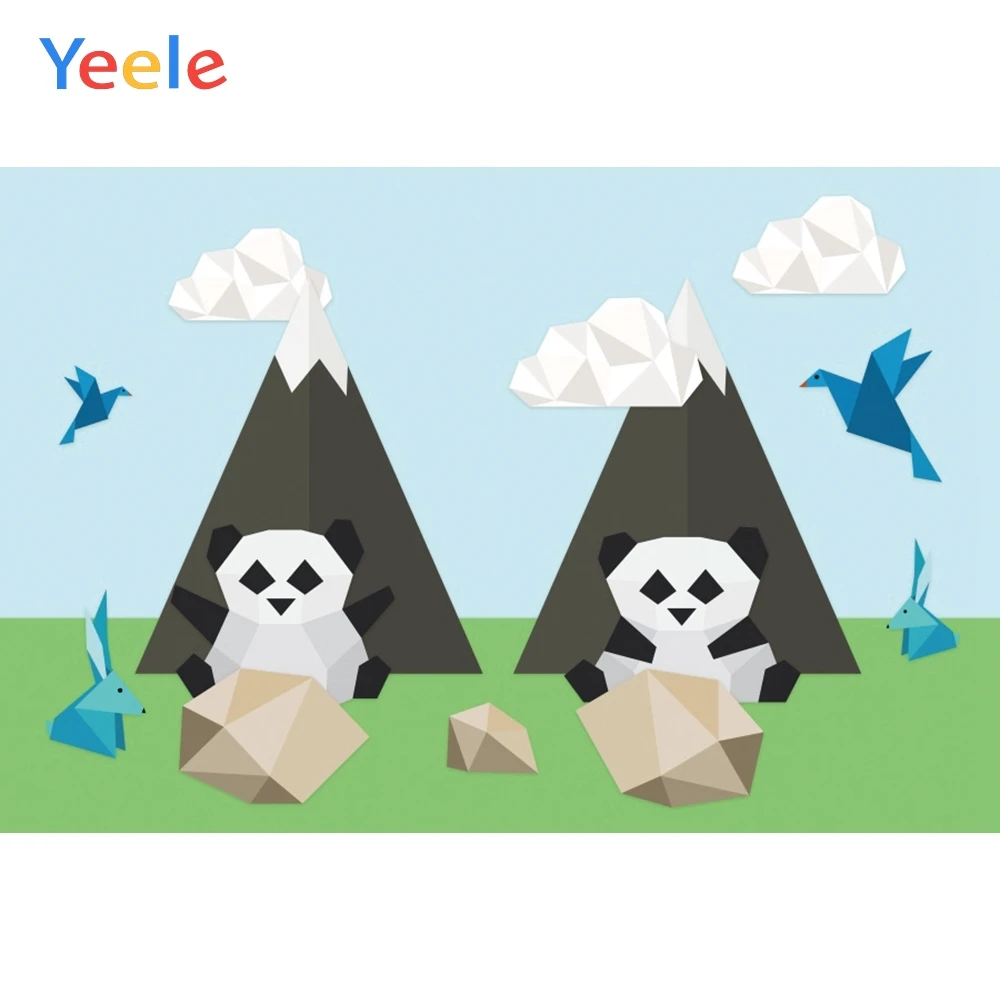 

Yeele Wallpaper Origami World Panda Bird Room Decor Photography Backdrops Personalized Photographic Backgrounds For Photo Studio