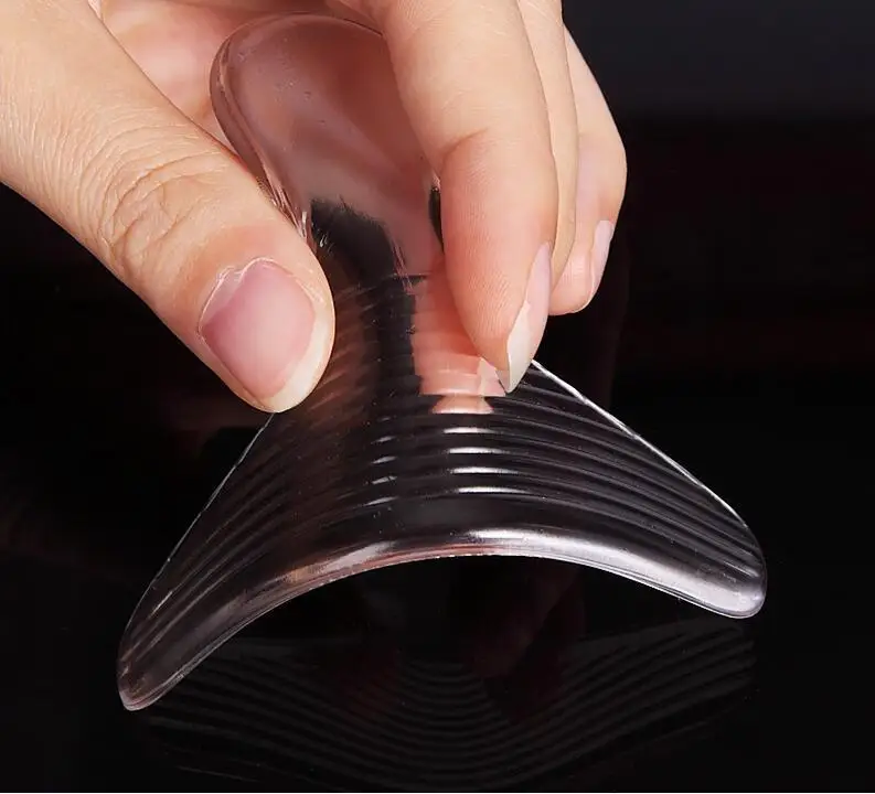 1Pair Women Invisible Silicone Gel Heel Cushion Pads  Transparent High Heel protector Shoe Pad Insoles