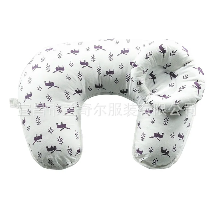 Многофункциональная подушка для грудного вскармливания, u-образная Подушка для новорожденного, для сна, для кормления, для кормления, поясная подушка - Цвет: Purple deer