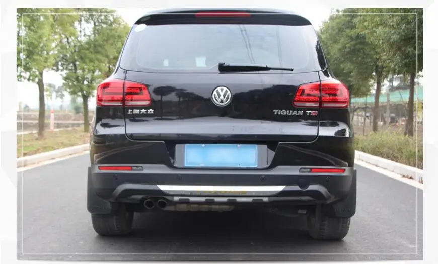 Передние и задние бамперы для Volkswagen VW Tiguan 2013 2016 защита губ противоскользящая