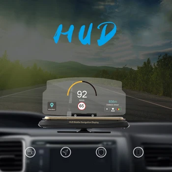 

5.5 Inch For Phone Hud Display Car Hud Projector On Windshield Car Speedometer Obd2 Display Auto Hud Display Gps Speedometer