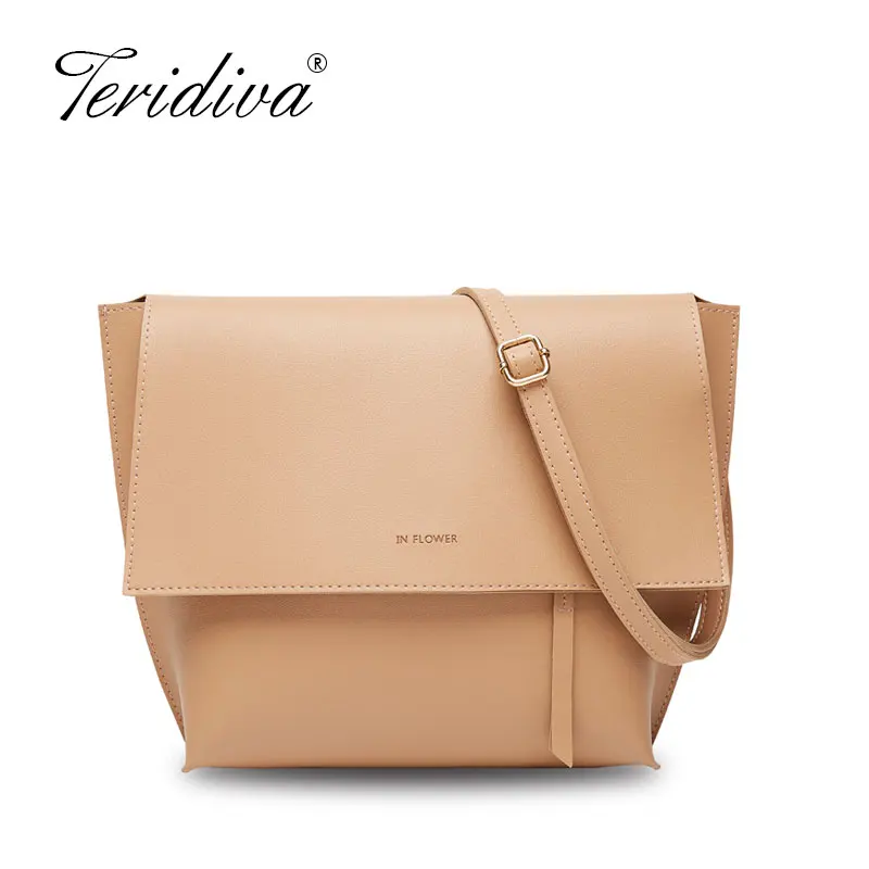 

Shoulder Bag Female Wild Messenger Commuter Bags Women Large Capacity Leather Handbag Simple Bag Korean Style New Fashion
