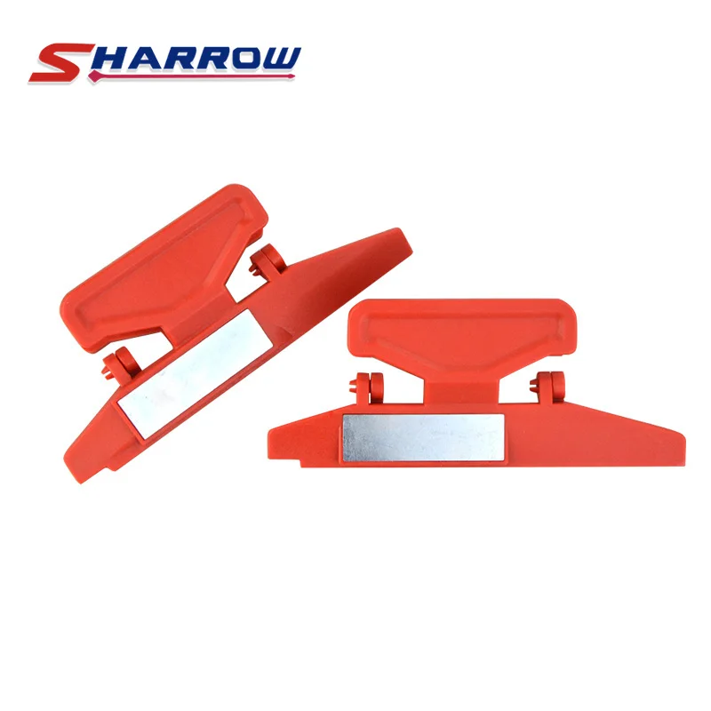 

Feather Sticker Clamp for Fletching Jig Straight Clamp and Spiral Clamp for Choice Arrow Accessory