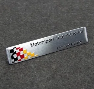 

1pcs Free Shipping For Germany MotorSPORT international decal emblem Car LOGO Sticker