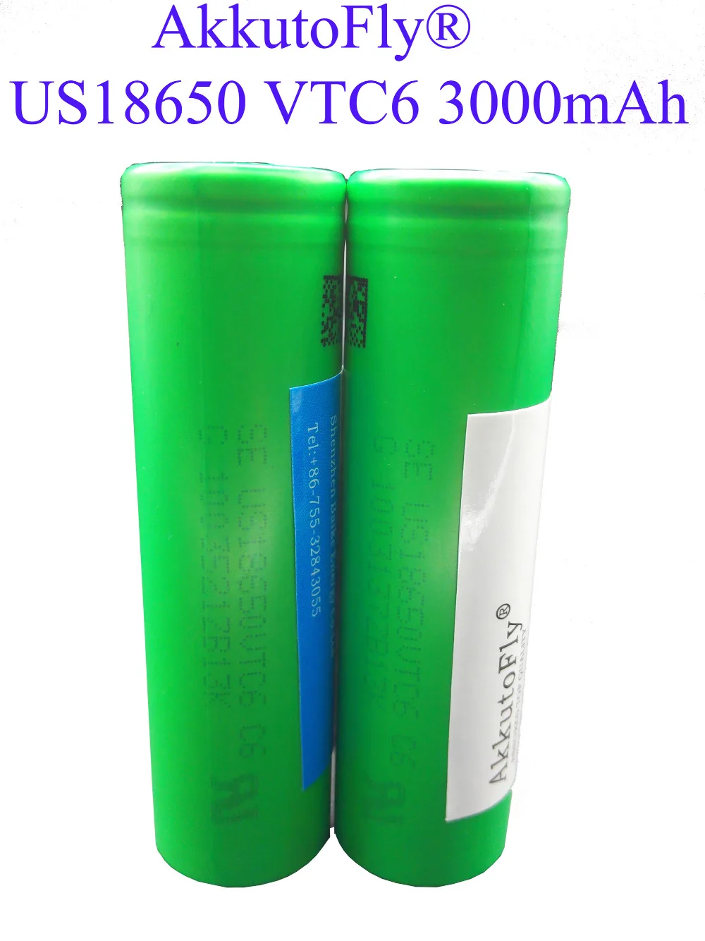 AkkutoFly VTC6 battery US18650VTC6 3000mAh 3.7v 30A high drain lithium 18650 rechargeable batteries for Sony e-cigarett | Электроника