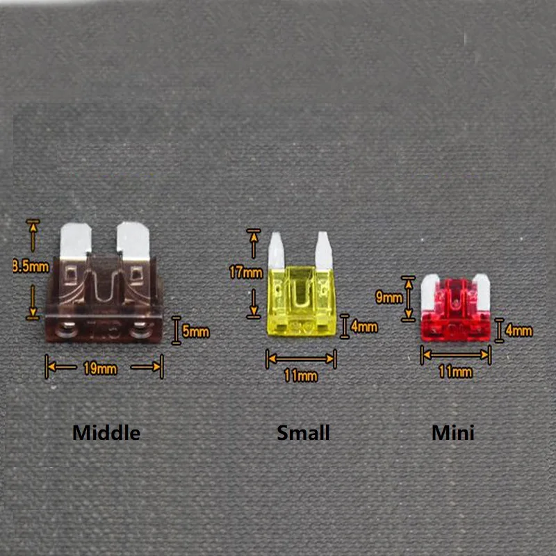 30 шт./комплект) мини-предохранитель 7.5A 10A 15A 20A 25A для китайского SAIC ROEWE 350 360 MG5 GT автомотор часть 10030734
