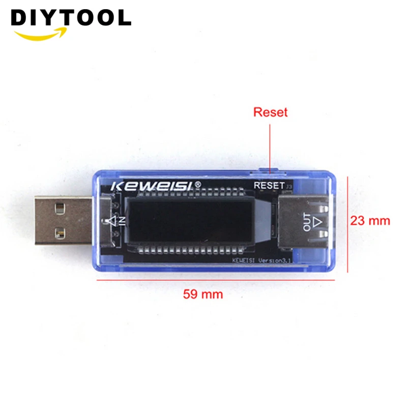 

Digital Display USB Charger Doctor Capacity Current Voltage Detector Meter Battery Tester