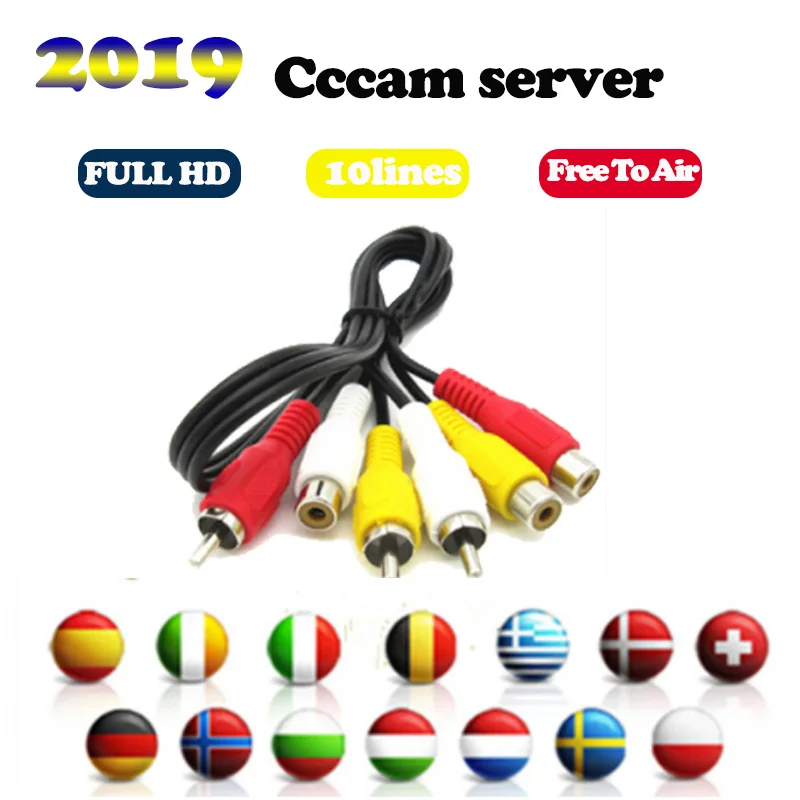

newest 2019 most stable clines cccam Spain satellite receiver receptor 7 lines satellite