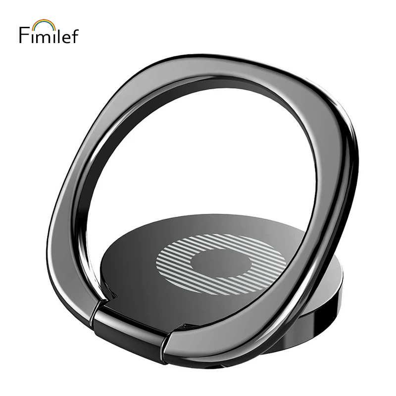 Luxury 360 Degree Universal Phone Metal Finger Ring Holder For iPhone Samsung Xiaomi Mobile Phone Finger Stand Mount Support