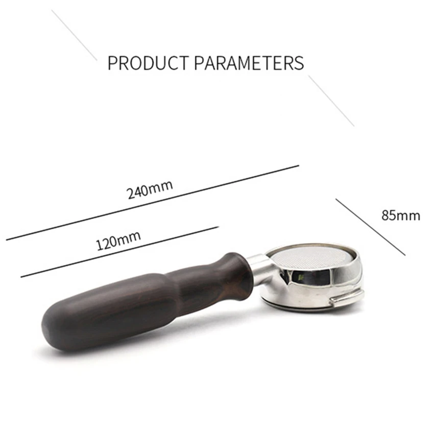  58MM Coffee Machine Handle Bottomless Filter Holder EXPOBAR E61 Stainless Steel Espresso Coffee Mak